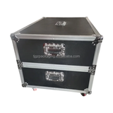 Customized black high-end split aviation box with wheels in Chinese factories
