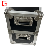 Customized black high-end split aviation box with wheels in Chinese factories